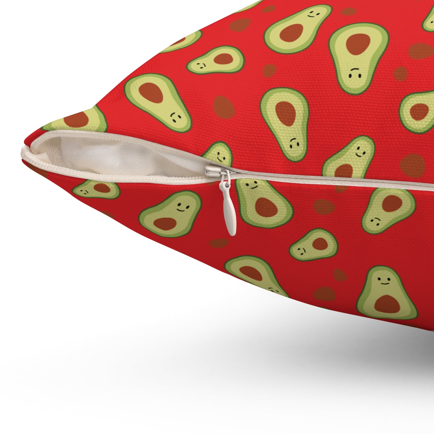 Avocado Print Spun Pillow