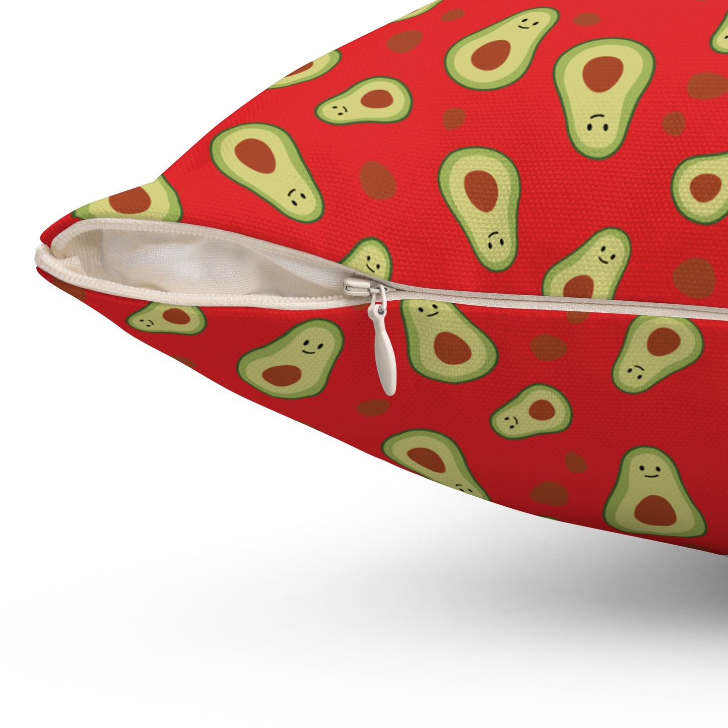 Avocado Print Spun Pillow