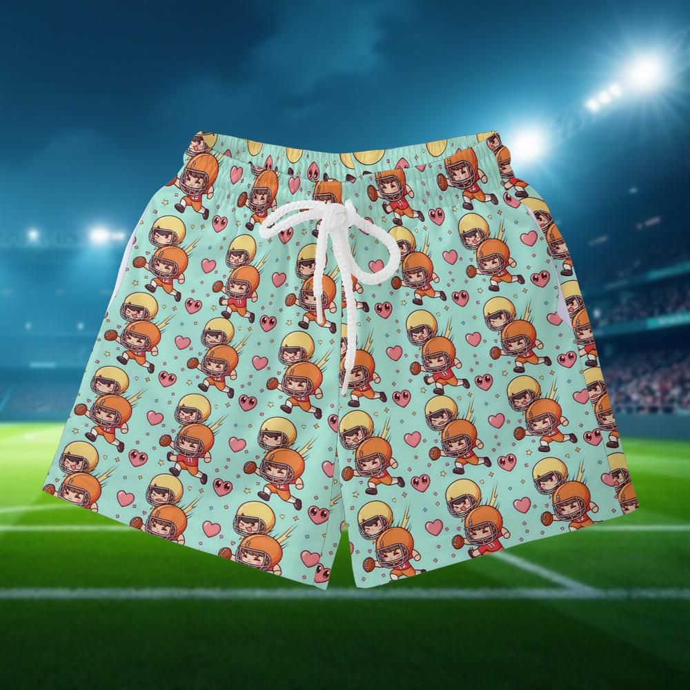 All-over Print Kid Soccer Jersey Shorts