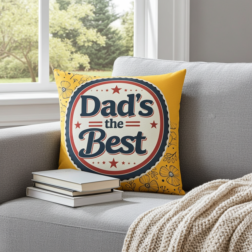 Father's Day Pillow