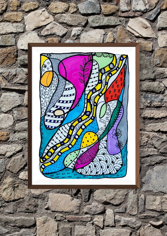 Color Study, Abstract